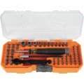 Klein Tools 32787 Ensemble de cl&amp;eacute; &amp;agrave; cliquet et de tournevis/tourne-&amp;eacute;crous de pr&amp;eacute;cision, 64&amp;nbsp;pi&amp;egrave;ces-