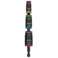 Klein Tools 32907 Jeu de douilles &amp;agrave; choc interchangeables 7-en-1, sans manche-