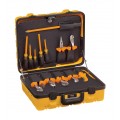 Klein Tools 33525 Ensemble de 13 outils isol&amp;eacute;s class&amp;eacute;s 1000 V d&#039;usage g&amp;eacute;n&amp;eacute;ral dans un &amp;eacute;tui rigide-