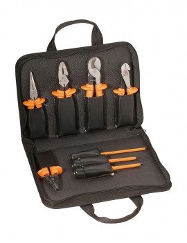 Klein Tools 33526 Basic 1000V Insulated Tool Kit, 8-pieces-