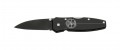Klein Tools 44000BLK Couteau &amp;agrave; cran l&amp;eacute;ger noir, lame &amp;agrave; pointe tombante de 5,7 cm-