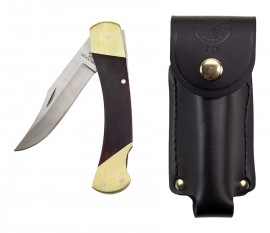 Klein Tools 44037 Sportsman Knife, 3.375" drop-point blade-