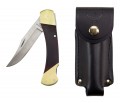 Klein Tools 44037 Sportsman Knife, 3.375&quot; drop-point blade-