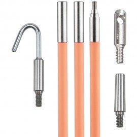 Klein Tools 50153 Tige luminescente &amp;agrave; faible flexion, 4,6&amp;nbsp;m-