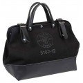 Klein Tools 510212BLK Tool Bag, Black Canvas, 12-Inch-