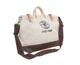 Klein Tools 5102-18SP Deluxe Canvas Tool Bag, 13 pockets, 18"-