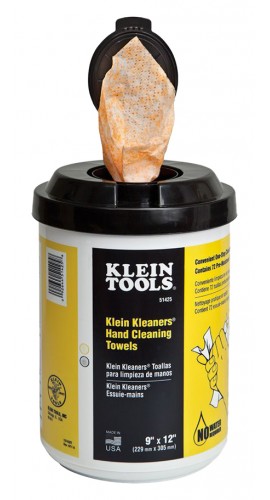 Klein Tools 51425 Lingettes poches les mains Klein Tools Kleaners&amp;reg;-
