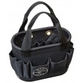 Klein Tools 5144BHB14OS 29-Pocket Aerial Hard-Body Bucket, black-