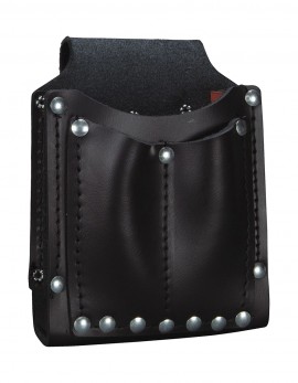 Klein Tools 5145 Pochette &amp;agrave; quincaillerie en cuir &amp;agrave; 3 poches-