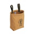 Klein Tools 5179 Water-Repellent Tool Pouch with belt loops, 7.5 x 7 x 3.5&quot;-