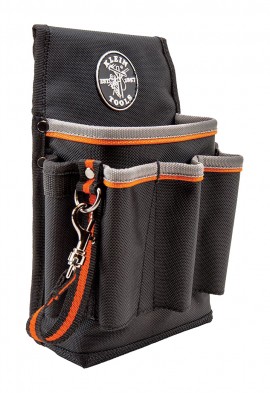 Klein Tools 5241 Tradesman Pro Tool Pouch, 6 pockets, 10.25 x 6.75 x 10.25&amp;quot;-