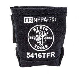 Klein Tools 5416TFR Sac &amp;agrave; outils, sac &amp;agrave; boulons ignifuge en toile n&amp;deg; 4, 12,7 x 25,4 x 22,9 cm-