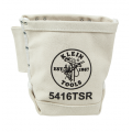 Klein Tools 5416TSR Sac &amp;agrave; outils, sac &amp;agrave; boulons avec trous de drainage en toile n&amp;deg; 4, 12,7 x 22,9 x 25,4 cm-