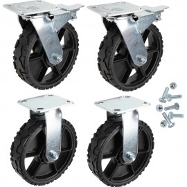 Klein Tools 54851MB Roues de 20.3&amp;nbsp;cm pour chariot utilitaire MODbox&amp;trade;, paquet de 4-