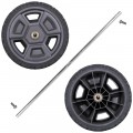 Klein Tools 54902MBR MODbox™ Replacement Wheels for Rolling Toolbox-
