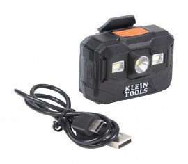 Klein Tools 56062 Lampe frontale et de travail rechargeable, 300 lumens, autonomie toute la journ&amp;eacute;e-