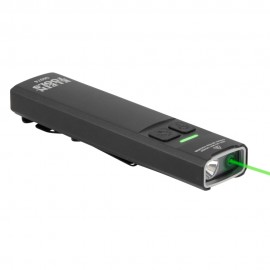 Klein Tools 56074 Lampe de poche rechargeable &amp;agrave; profil mince et &amp;agrave; ampoule DEL avec laser-