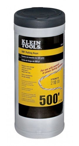 Klein Tools 56108 Poly Pull Line with orange tracer, 500'-