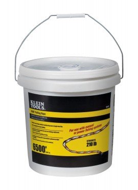 Klein Tools 56110 Ligne de tirage en &amp;quot;ly&amp;eacute;thyl&amp;egrave;ne avec traceur orange de 2 km-