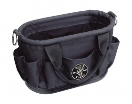 Klein Tools 58886 7-Pocket Polyester Tool Tote with drain holes-