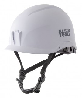Klein Tools 60145 Safety Helmet, non-vented class E, white-