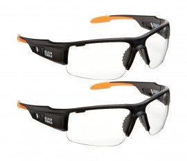 Klein Tools 60172 PRO Safety Glasses, wide lens, 2-pack-