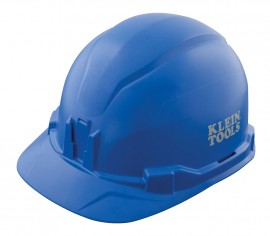 Klein Tools 60248 Casque de chantier bleu non ventil&amp;eacute;, style casquette-