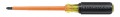 Klein Tools 6034INS Tournevis isol&amp;eacute; &amp;agrave; pointe cruciforme n&amp;deg; 2, tige de 102 mm-