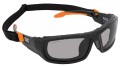 Klein Tools 60471 Lunettes de s&amp;eacute;curit&amp;eacute; professionnelles &amp;eacute;tanches &amp;agrave; monture compl&amp;egrave;te et verres gris-