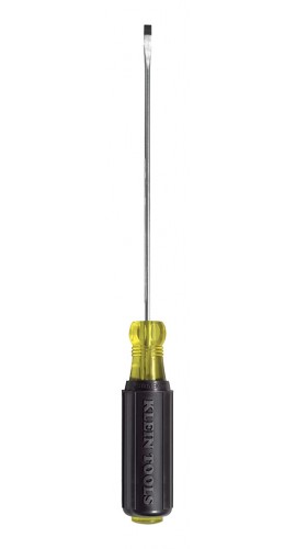 Klein Tools 6074 Tournevis miniature &amp;agrave; pointe d'&amp;eacute;b&amp;eacute;niste de 2,4 mm, tige de 102 mm-