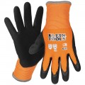 Klein Tools 60835 Gants d'hiver enduits en tricot, r&amp;eacute;sistance aux coupures de niveau&amp;nbsp;A1, compatibilit&amp;eacute; avec les &amp;eacute;crans tactiles, moyen-