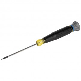 Klein Tools 6243 3/32-Inch Slotted Precision Screwdriver, 3-Inch Shank-