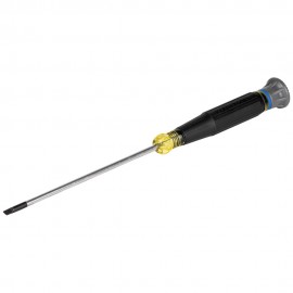 Klein Tools 6254 Tournevis de pr&amp;eacute;cision &amp;agrave; t&amp;ecirc;te plate de 3&amp;nbsp;mm, tige de 10,16&amp;nbsp;cm-