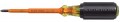 Klein Tools 6334INS Tournevis isol&amp;eacute; &amp;agrave; pointe cruciforme n&amp;deg; 1, tige de 102 mm-
