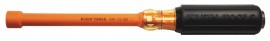 Klein Tools 64612INS Tourne-&amp;eacute;crous isol&amp;eacute; &amp;agrave; embout hexagonal de 1/2 &amp;quot;, tige de 152 mm-