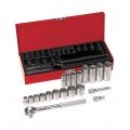 Klein Tools 65508 Jeu de 20 cl&amp;eacute;s &amp;agrave; douilles &amp;agrave; prise 3/8 &amp;quot;-