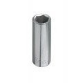 Klein Tools 65615 Deep 6-Point Socket, 0.4375&quot;, 0.25&quot; drive-