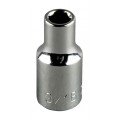 Klein Tools 65804 Standard 12-Point Socket, 0.6875", 0.5" drive-