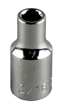 Klein Tools 65811 Standard 12-Point Socket, 1.125&quot;, 0.5&quot; drive-