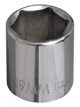 Klein Tools 65909 Metric 6-Point Socket, 9 mm, 0.375" drive-