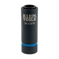 Klein Tools 66001 Douille &amp;agrave; choc 2‑en‑1 &amp;agrave; 12 facettes, &amp;frac34;&amp;quot; et 9/16 &amp;quot;-