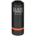 Klein Tools 66064 Douille &amp;agrave; choc 2-en-1 &amp;agrave; 6 facettes, 7/8 po et 11/16 po-