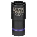 Klein Tools 66065 Douille &amp;agrave; choc 2-en-1 &amp;agrave; 6 facettes, 1 po et 13/16 po-