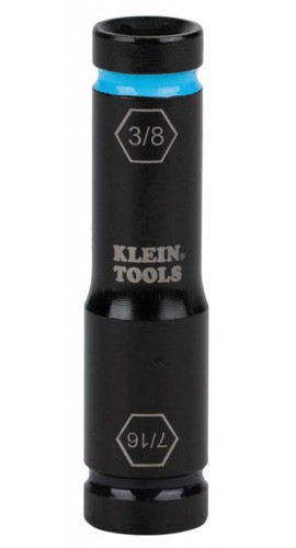 Klein Tools 66077 Douille &amp;agrave; choc interchangeable, 7/16&amp;nbsp;po et 3/8&amp;nbsp;po-