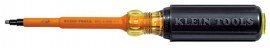 Klein Tools 6624INS Tournevis isol&amp;eacute; &amp;agrave; pointe carr&amp;eacute;e n&amp;deg; 2, tige de 102 mm-