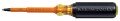 Klein Tools 6624INS Tournevis isol&amp;eacute; &amp;agrave; pointe carr&amp;eacute;e n&amp;deg; 2, tige de 102 mm-