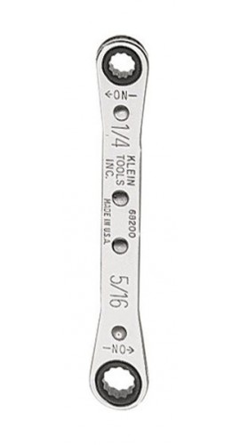 Klein Tools 68200 Cl&amp;eacute;s &amp;quot;lygonales &amp;agrave; cliquet, 1/4 x 5/16 &amp;quot;-