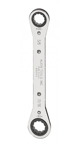 Klein Tools 68203 Cl&amp;eacute;s &amp;quot;lygonales &amp;agrave; cliquet inverse, standard-