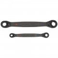 Klein Tools 68216 Jeu de 2&amp;nbsp;cl&amp;eacute;s &amp;agrave; cliquet&amp;nbsp;4-en-1, SAE-