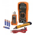 Klein Tools 69149P Test Kit with multimeter, non-contact volt tester, receptacle tester-